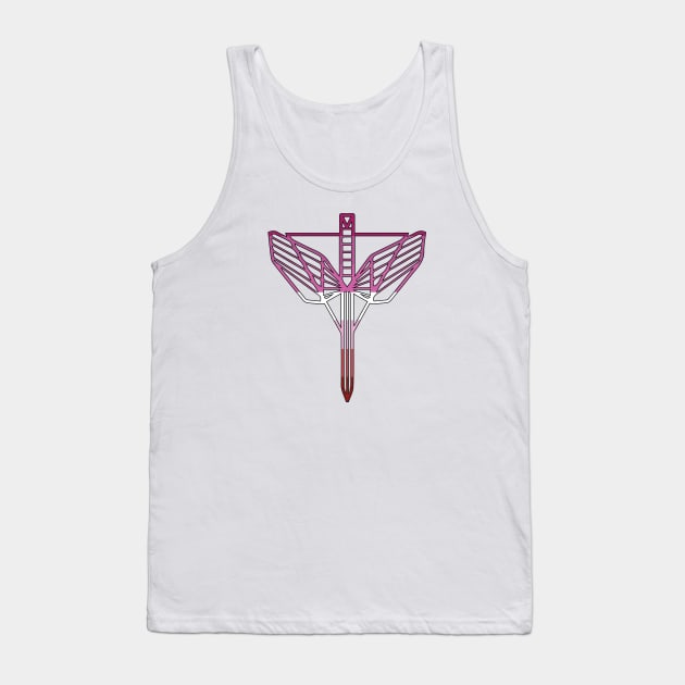 The Shield Symbol (Lesbian) - Wynonna Earp Tank Top by Queerdelion